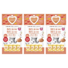 MIAWMIAW 妙喵肉泥5號, 鮪+鮭, 60g, 3袋