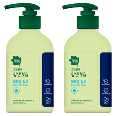 그린핑거 힘센보습 에센셜 바디워시, 300ml, 2개