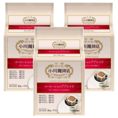 OGAWA 小川珈琲 濾掛式咖啡, 10g, 7包, 3袋