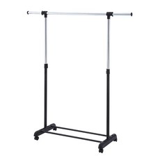 單桿重型衣架 KD9201, 黑色