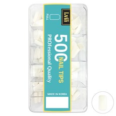 Elvia美甲補充片全片 10種*50入, 素色, 1組