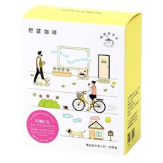 SIMPLEREAL 想望咖啡 玫瑰紅玉 茶咖啡掛耳包 中焙, 12g, 5包, 1盒