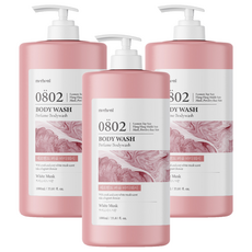 메르헨트 퍼퓸 바디워시 화이트머스크향, 1L, 3개