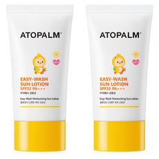 ATOPALM 愛多康 易清洗防曬乳液 SPF32 PA+++, 60ml, 2個