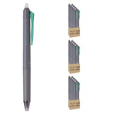PILOT 百樂 新極灰魔擦筆 0.3 10支, 綠色, 3盒
