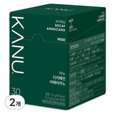 카누 미니 디카페인 아메리카노, 900mg, 30개입, 2개