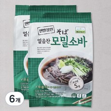 칠갑농산 얼음찬 모밀소바, 764g, 6개