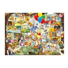 HUNDRED PICTURES 百耘圖 拼圖 102 x 73cm, 小熊維尼 多色, 1600片, 1盒