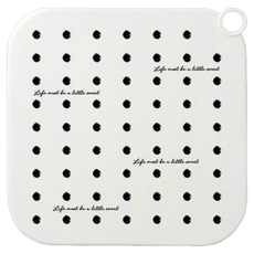 E.dot 排水孔防蟲防臭 20x20cm, 21 x 20 x 1cm, 白色