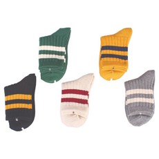 SAESILRO 兒童用 Kikiringle 中筒襪 5雙組