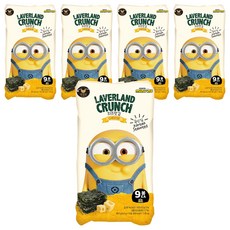 MANJUN 韓國小小兵海苔 起司口味, 5個, 40.5g