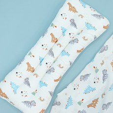 J-UNI 嬰幼兒人造絲枕頭, Spino 長長款