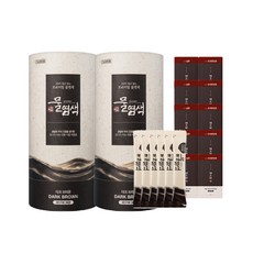 씨드비 새치 물염색제 2p + 채우담 샴푸 5p + 트리트먼트 5p, 다크 브라운, 1개