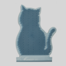 JH Company簡約門固定兼貓咪刷, 藍色, 1個