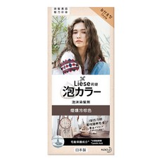 Liese 莉婕 泡沫染髮劑, 煙燻冷棕色, 1盒