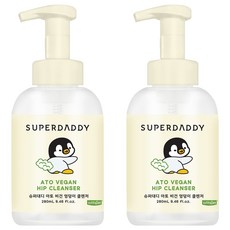 슈퍼대디 아토비건 엉덩이클렌저, 280ml, 2개