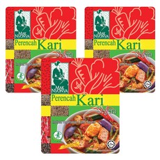 MAK NYONYA 馬來媽媽 南洋素咖哩風味即煮醬, 200g, 無添加, 6-8人份, 3包