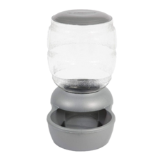 Petmate Replendish 餵水器, 4加侖(15.1L), 美國Microban抗菌技術, 銀色, 1個