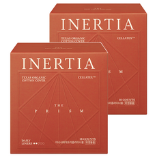 이너시아 더 프리즘 팬티라이너, 롱, 18개입, 2개