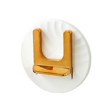 E.dot 北歐可摺疊吹風機架, 黏貼式 浴室適用, 北歐白, 1個