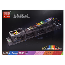MOULD KING 宇星模王 GBC流水線彩虹臺階 電動版 M26004, 多色, 1盒