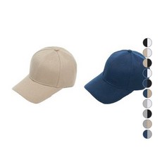 콘피아르 남여공용 무지 스탠다드 볼캡 TC0556 2종 세트