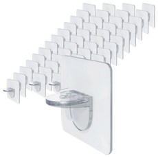 MOADIL 黏貼式層板支架貼, 180個, 透明