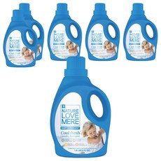 NATURE LOVE MERE 嬰幼兒衣物洗衣精 清新棉花香, 1.8L, 6瓶