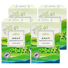 High Tea 伂橙 雲嶺高山綠茶 琉璃晶翠 高山茶葉 獨立茶包 清新回甘, 10包, 4盒, 2.5g