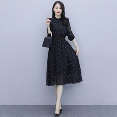 루나걸 포플러앤씨 키밍 도트 원피스 빅사이즈 포함