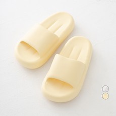 CARET 防樓層噪音 柔軟雲朵EVA拖鞋, 230~235, 黃色