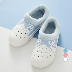 Lolly Tree 童款貓掌圖案設計絨毛EVA室內鞋