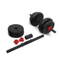 EGOJIN 頂級組合式啞鈴 黑色, 11kg, 1套