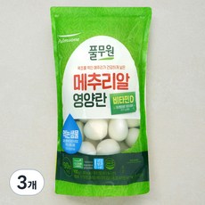 풀무원 메추리알 영양란, 900g, 3개