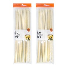 다드림 대나무 어묵 꼬지 40cm, 2개, 100개입