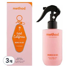 메소드 룸앤패브릭 스프레이 브런치인베드, 200ml, 3개