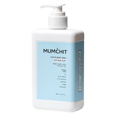 멈칫 약산성 바디워시 소프트 블루솝, 400ml, 1개
