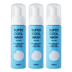 Brsg 男性私密處涼感潔淨慕斯, 200ml, 3瓶