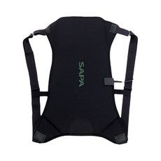 SAPA 攜帶式USB大容量發熱背心, 黑色