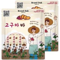 Brand Dak Q彈地瓜棒 8條入, 2袋, 176g