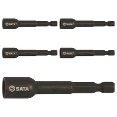 SATA 六角起子頭套筒 10mm 35110, 5個