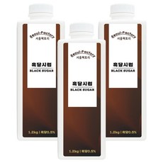 서울팩토리 흑당시럽, 1.2kg, 3개