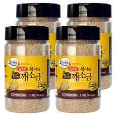 복이네먹거리 국산 고소한 참깨 100% 깨소금 굵은입자, 150g, 4개