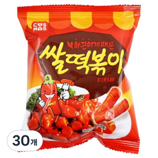 코스모스제과 어반티라노 쌀떡볶이 과자, 50g, 30개