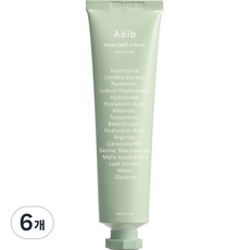 아비브 어성초 크림 카밍 튜브, 75ml, 6개
