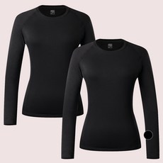 IDone X 女款素色圓領長袖內搭上衣 ID-WR34 2件