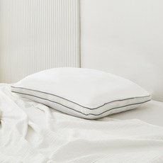 KIT HOME 防蟎網眼立體側邊超細纖維枕芯, 1個, 白色