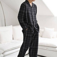 GLAM GONGGAM 男士 Palace 長袖兩件式睡衣套裝