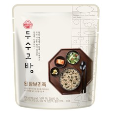 오뚜기 두수고방 된장보리죽, 1개, 250g