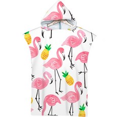 Selene 水果夏季連帽沙灘巾 75 x 110 cm, 1個, A15